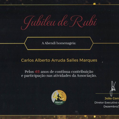 Certificado ABENDI